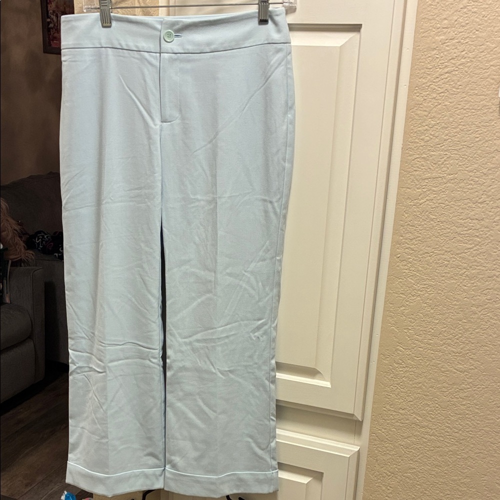 The Limited baby blue cropped dress pants